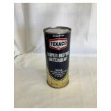 Texaco Super Motor Detergent Tin Can, Unopened,