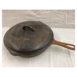 Griswold No. 8 Cast Iron Skillet w/ Lid, 10