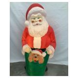 Empire Santa w/ Puppy Blow Mold, 42"T, Working,