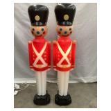 (2) General Foam Plastics Toy Soldiers Blow