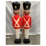 (2) General Foam Plastics Toy Soldier Blow Molds,