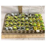 (50) Modern John Deere Shooter Marbles