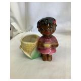 Black Americana Ceramic Planter, 5 1/4ï¿½T
