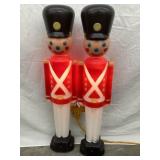 (2) General Foam Plastics Toy Soldier Blow Mold,