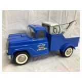 Vintage Buddy L Police Toy Wrecker 1/16 Scale