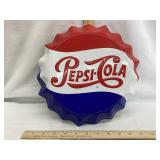 Modern Pepsi-Cola Bottle Cap Sign, 10 1/2ï¿½