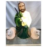 General Foam Plastics Shepherd (Green Robe) w/