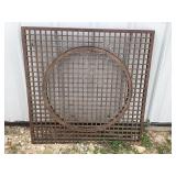 Cast Iron Manhole Cover, 31ï¿½T, DISPLAYED OUTSIDE,