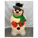General Foam Plastics Derby Snowman w/ Green Scarf