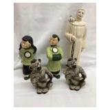 Ceramic Arts Studio, Madison, WI Figurines & Salt