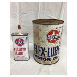 (2) Vintage Derby Oil Cans, Quart Cardboard Sides