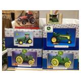 (4) Ceramic John Deere Cookie Jars By Enesco, (1)