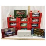 (14) Mostly Ertl DieCast Banks & Vehicles, All