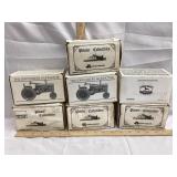 (7) SpecCast Pewter Tractors, Appears NIB, Some