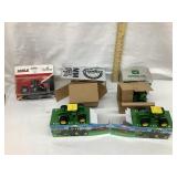 (5) Ertl 1:64 & 1:43 Scale Toy Tractors incl.