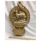 Modern John Deere Cast Iron Hanging Letter