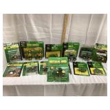 Lot of John Deere 1/64 Scale Toy Tractors &