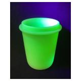 Jadeite Uranium Handywhip Cup, Glowing, 5"T