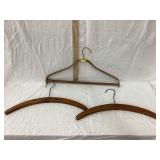 (3) Manchester, Iowa Adv. Wood Hangers