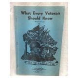 1945 Edition What Every Veteran Should Know Book,