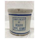 Monona (Iowa) Dept. Store Adv. Red Wing S