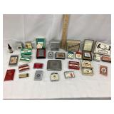 Large Lot of Adv. Cigarette Lighters, Matches &