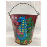 Vintage Ohio Art Sand Bucket, 6"T