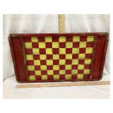 Primitive Painted Wooden Game Board, 23