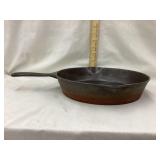 ERIE No. 8 Cast Iron Skillet, 10" Diameter, Sits
