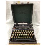 Vintage Remington Portable Typewriter W/ Case, 10