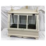 Primitive Wood Terrarium, 21"T, 22"L, 11 1/4"D,