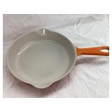 LaCreuset Enameled Cast Iron Orange Frying Pan, 6