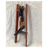 Early Black Americana Wood Acrobatic Squeeze Toy,