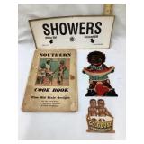 Black Americana Valentine, Paper Showers Sign,