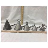 (5) Vintage Ice Cream Scoops