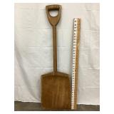 Primitive Wood Silage Shovel, 40" T, NO SHIPPING