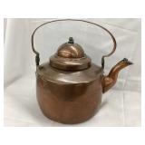 Copper Tea Kettle, 7 1/2"T