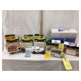 (9) Pre-Production Toy Truck/Airplane Banks, Incl.