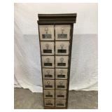 (14) Door Post Office Box Set, 48'T, 14'W, 14'D