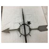 Aluminum Weathervane Arrow-23 3/4'L-Missing 3