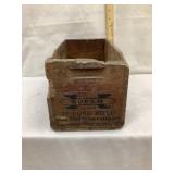 Western 22 LR Wooden Ammo Box, Pc. Replaced, 6