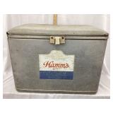Hamm's Beer Vintage Aluminum Cooler, Latch