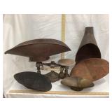 Fairbanks Cast Iron Countertop Scale W/ (5) Trays