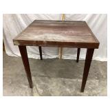 Primitive Wood Table, NO SHIPPING, 29'L, 29'D,