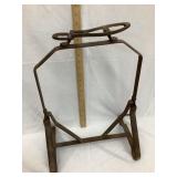 Cast Iron Shoe Shine Stand, 18 3/4'T, 13'L, 8 1/2'