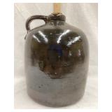 1 Gal. Albany Slip Stoneware Jug, 9?T