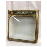 Nabisco, National Biscuit Co. Brass & Glass