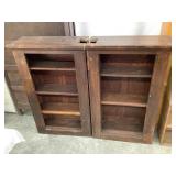 (2) Antique Wooden 'Built-In' Shelf Units, 48'T,