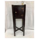 Ideal Wooden Smoking Stand, 24'T, 9'x9', Original