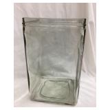 Glass Battery Box, Rim Chips, 12 1/2'T
